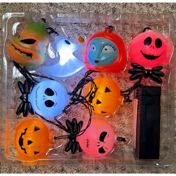 NEW NBC Nightmare Before Christmas Character Musical String Lights 2025 - Picture 4 of 4